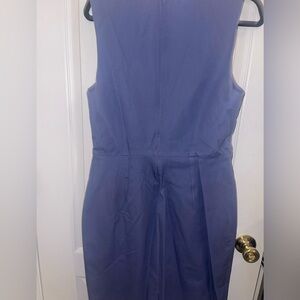 Cotton lilac sleeveless dress